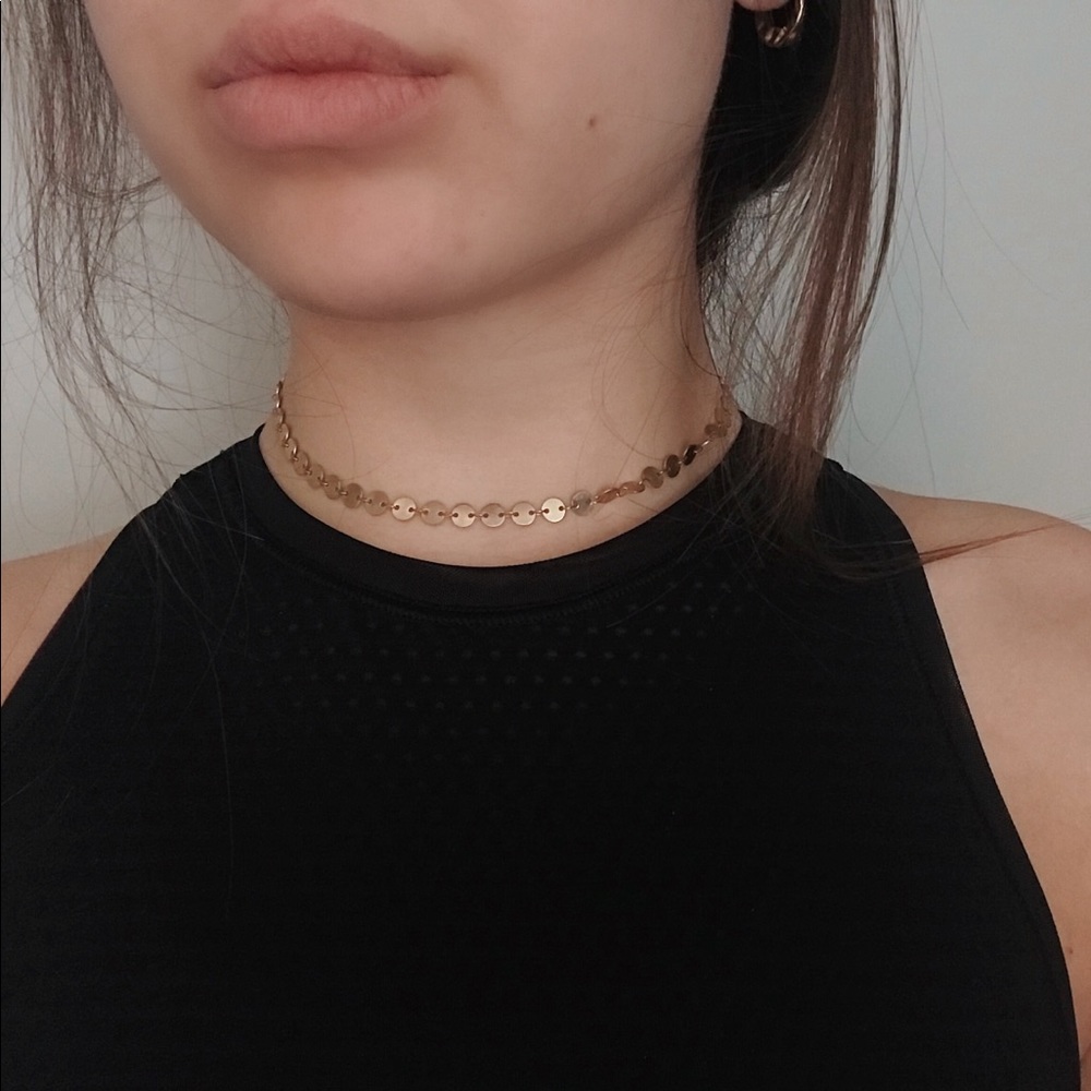 gold coin necklace